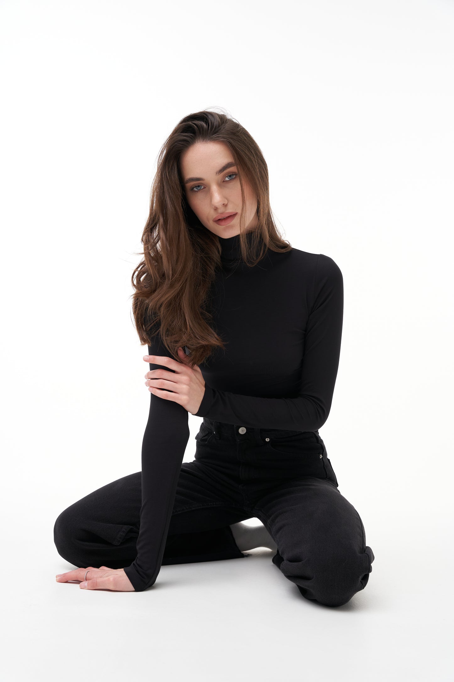 Neck top BLACK