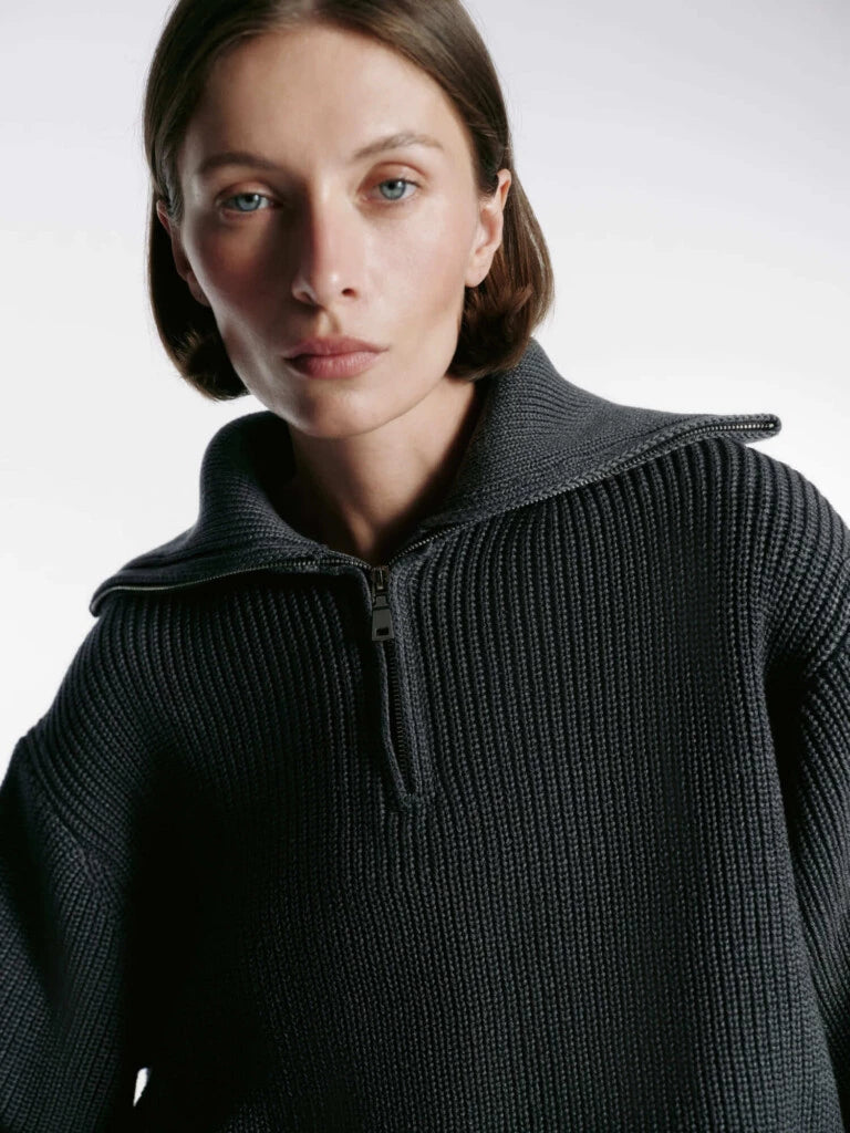 Sweater zip GREY