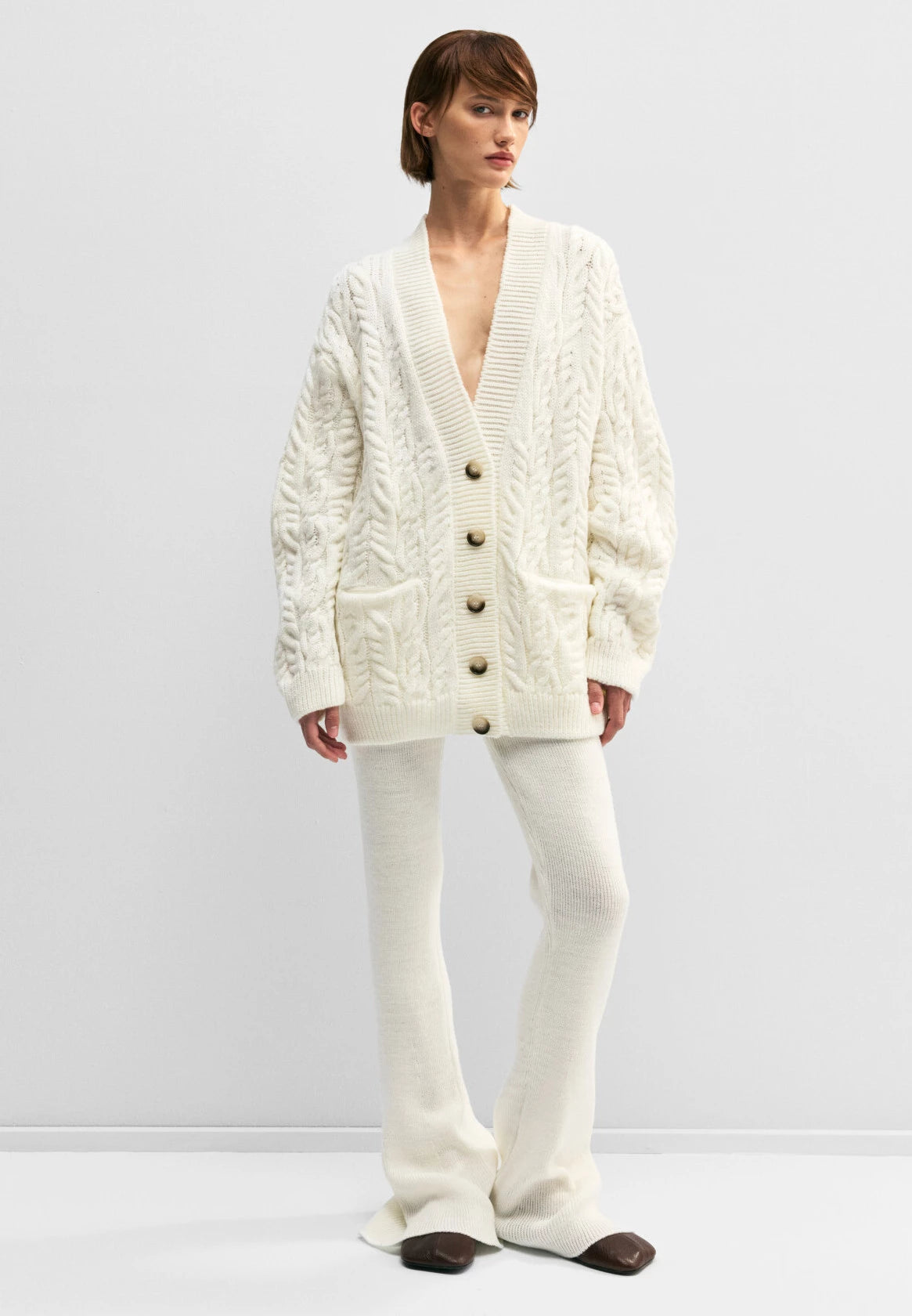 Cardigan oversized Knitted MILKY