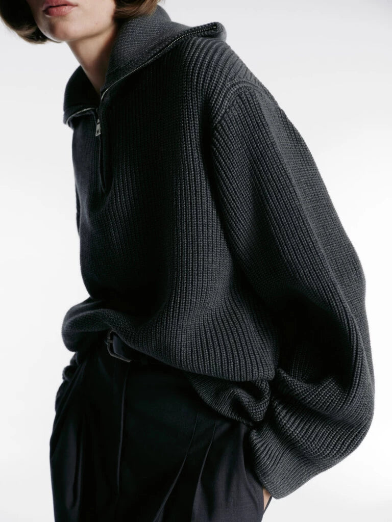 Sweater zip GREY
