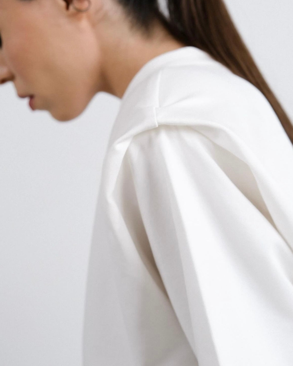 T-shirt shoulder WHITE