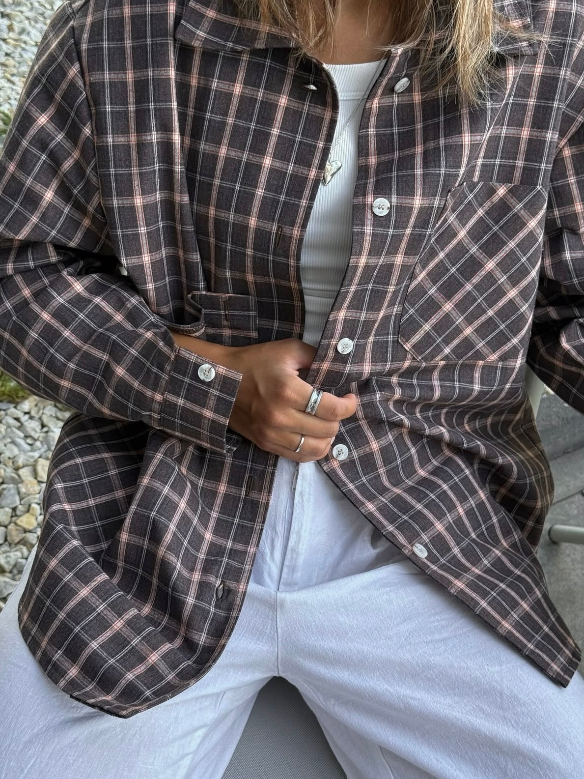 Plaid shirt BROWN FALL