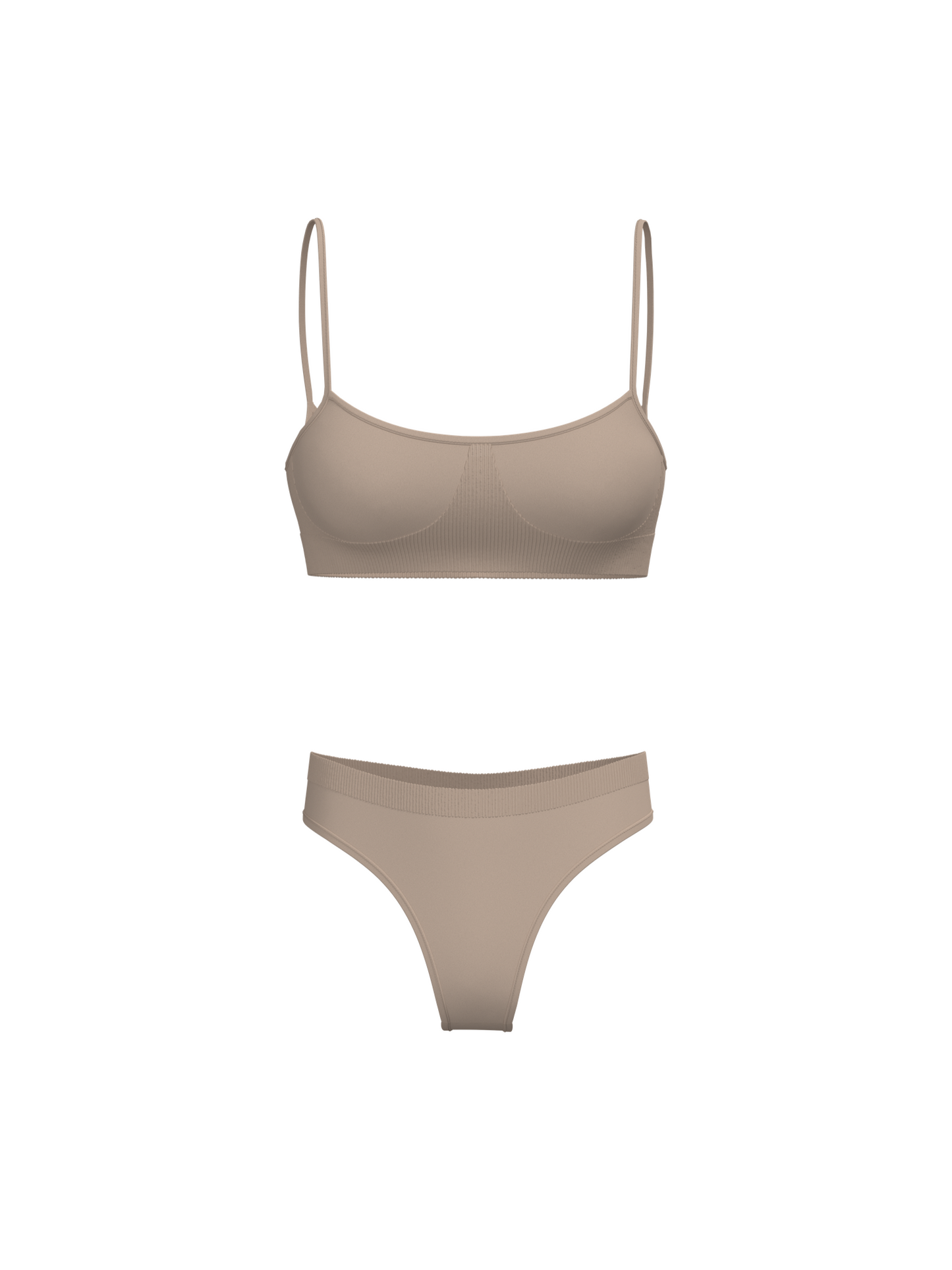 Beige underwear SET