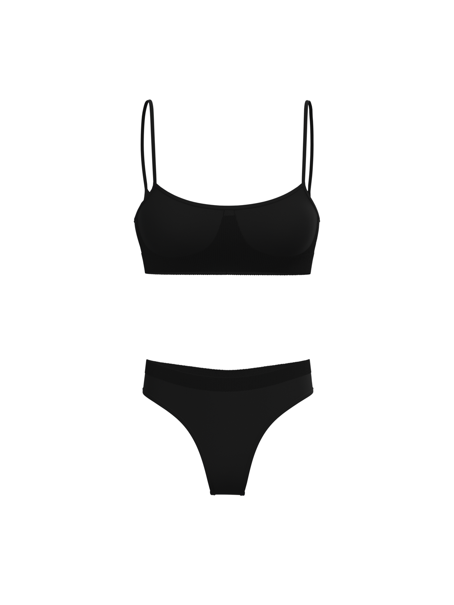 Black underwear SET