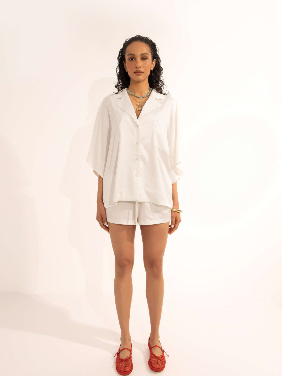Satén set WHITE