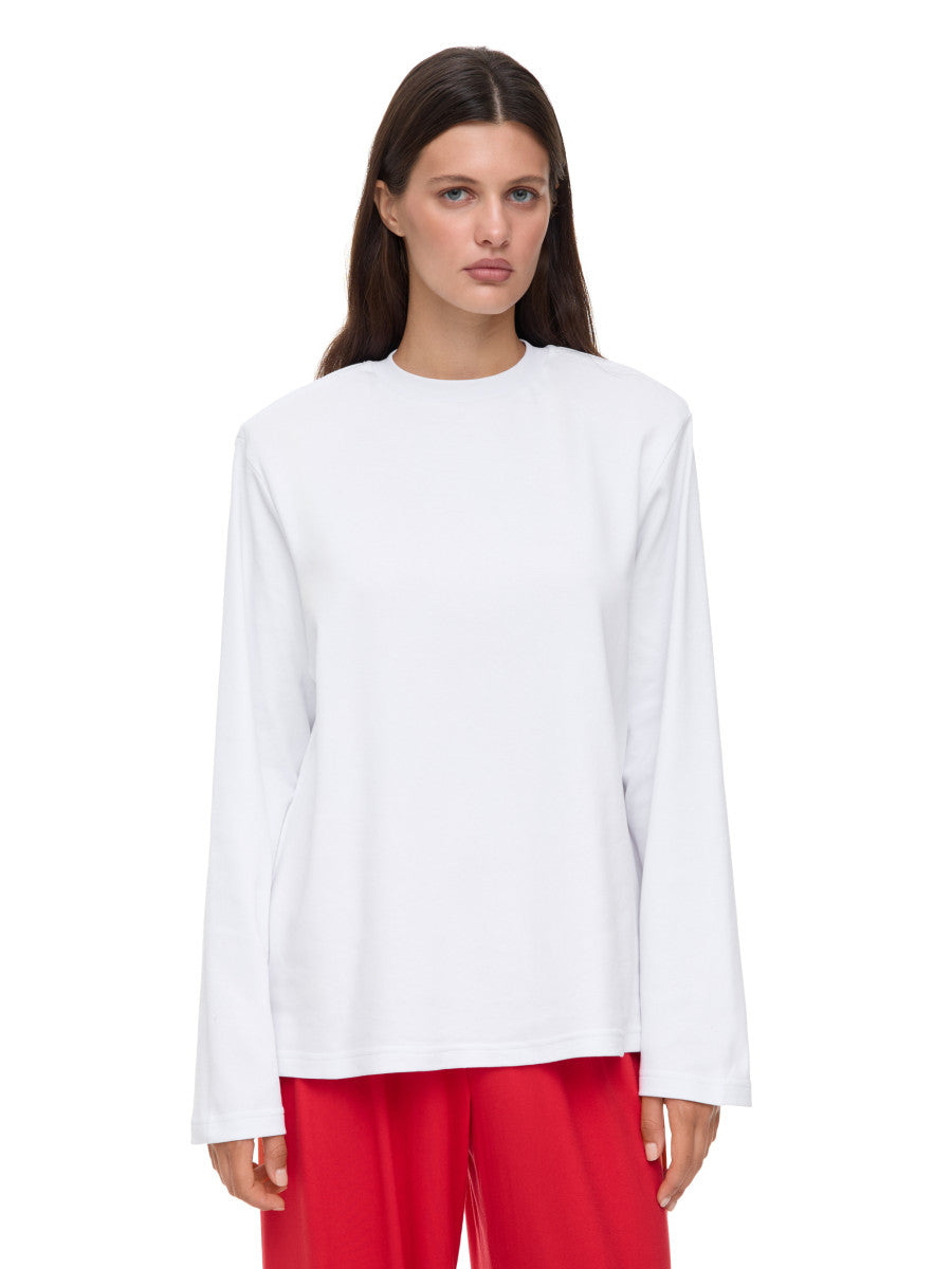 Shoulders Long Sleeve WHITE