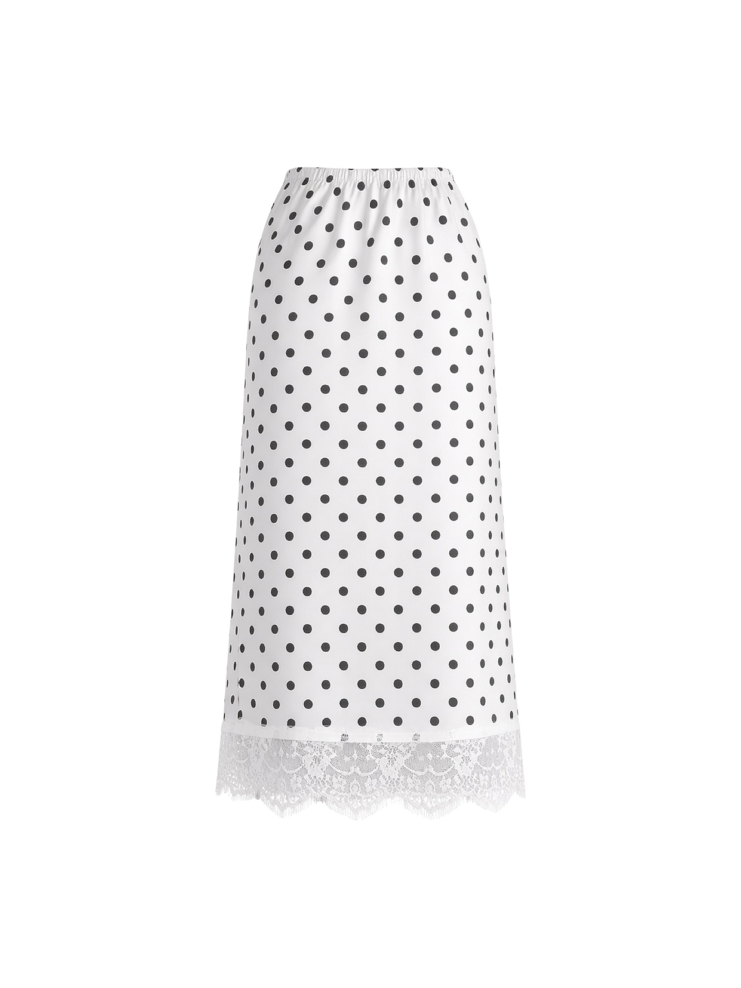Skirt Polka dot White