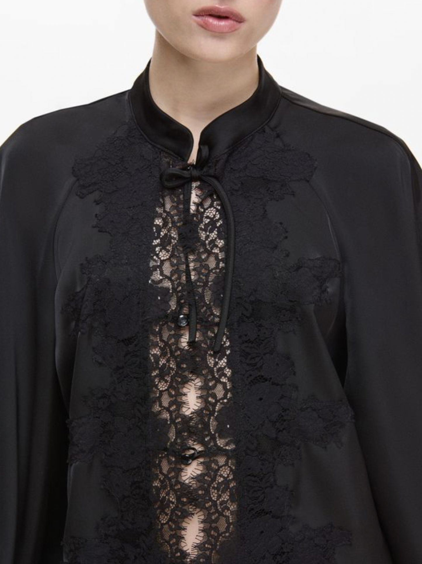 Shirt Lace BLACK
