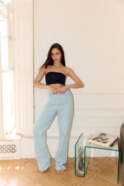 Jeans High Waist BLUE