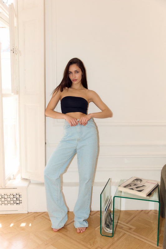 Jeans High Waist BLUE