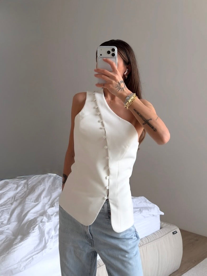 Asymmetrical Vest