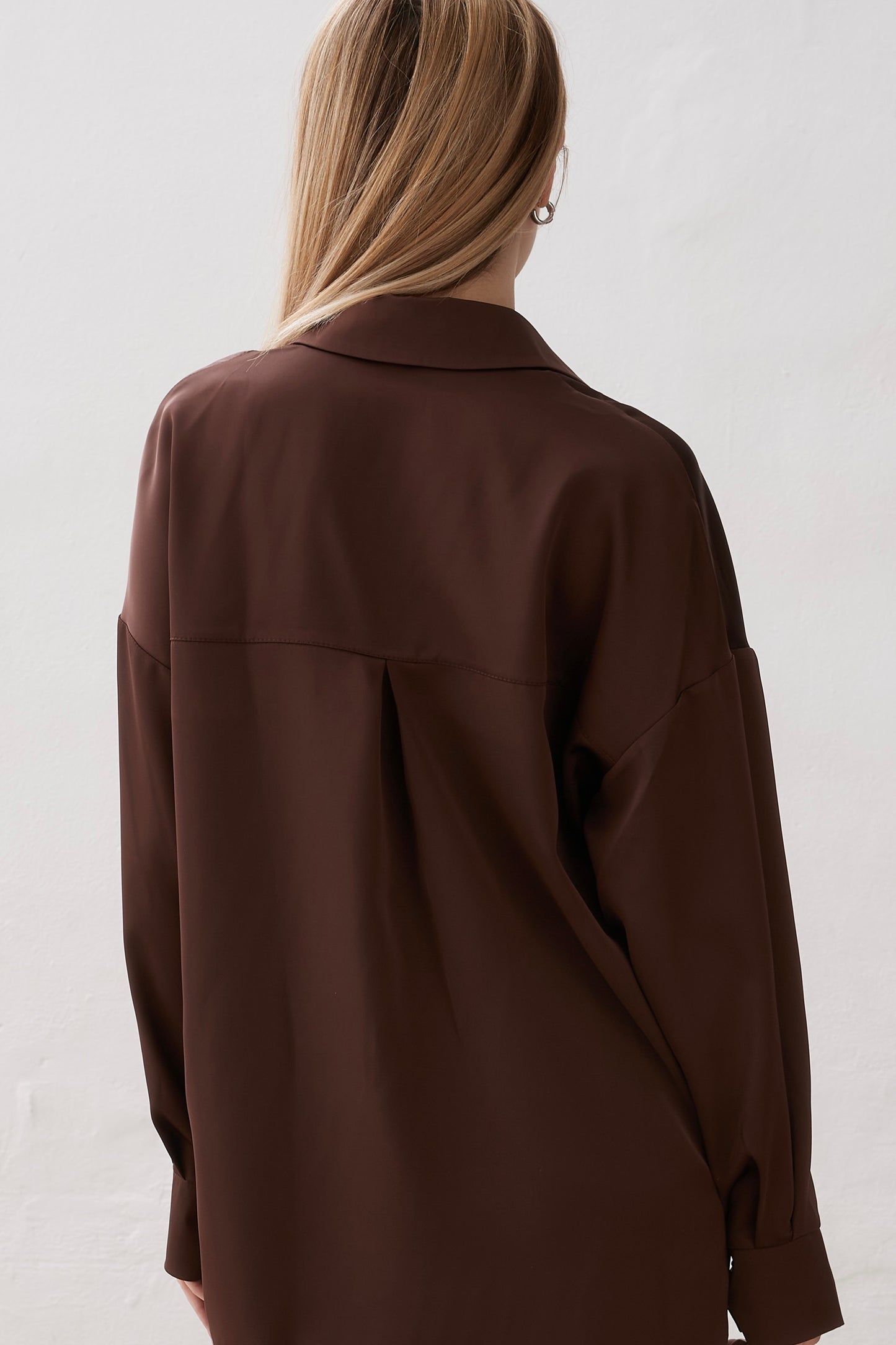 Shirt Satén BROWN