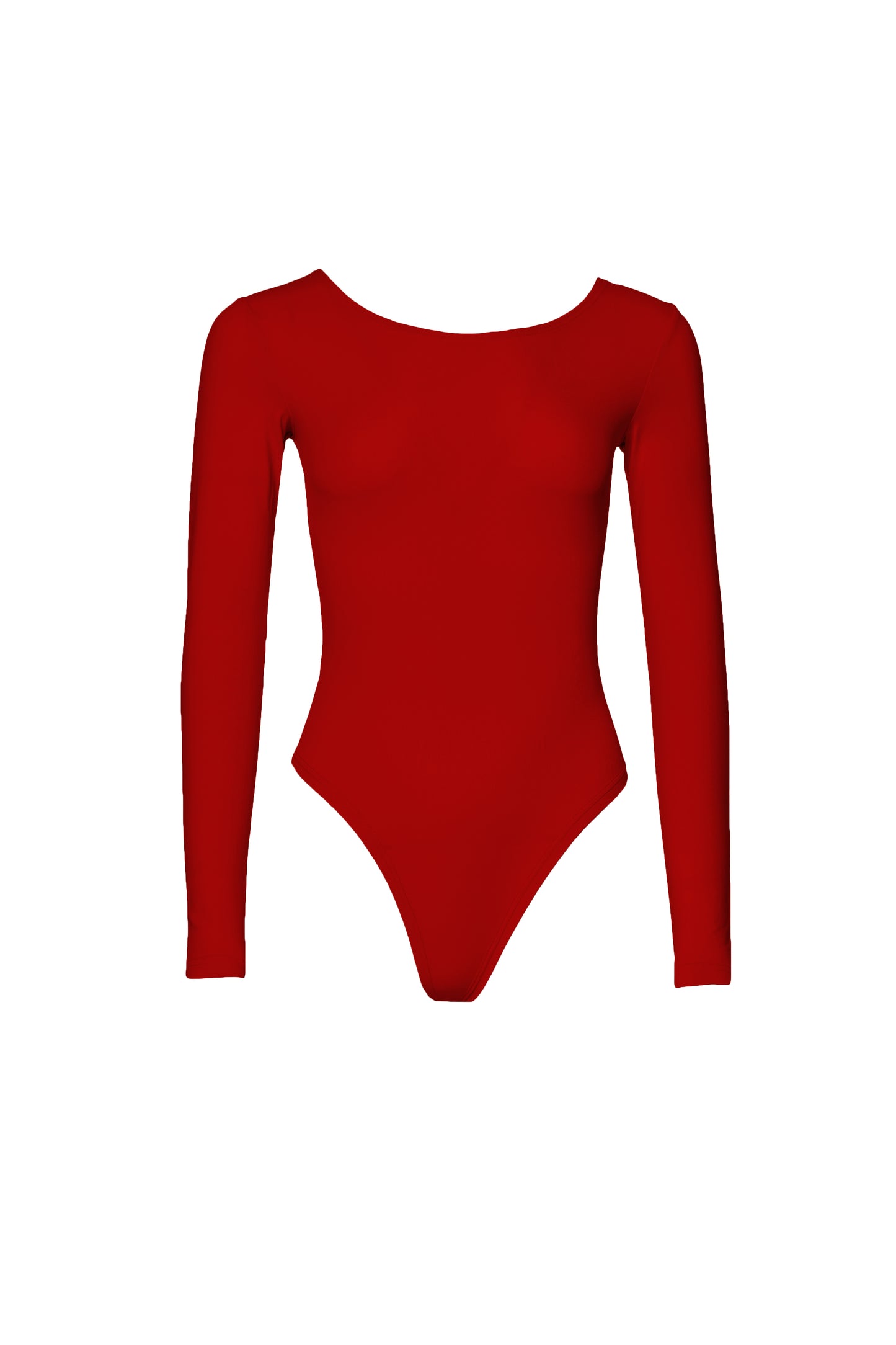 Skinny Bodysuit long RED