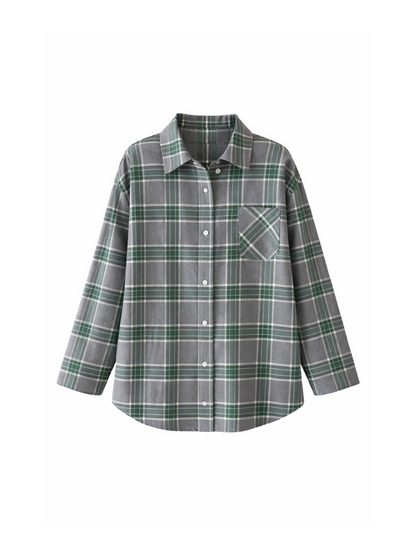 Plaid shirt GREEN