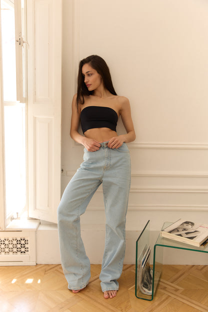 Jeans High Waist BLUE