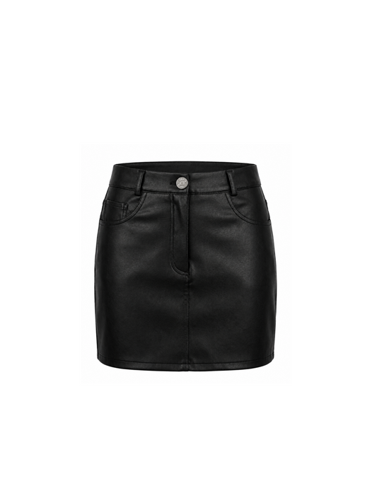 Eco leather skirt