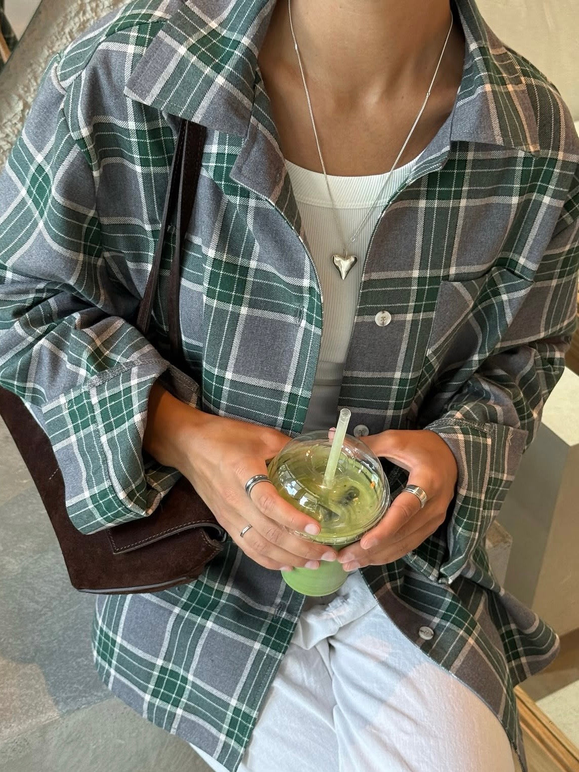 Plaid shirt GREEN