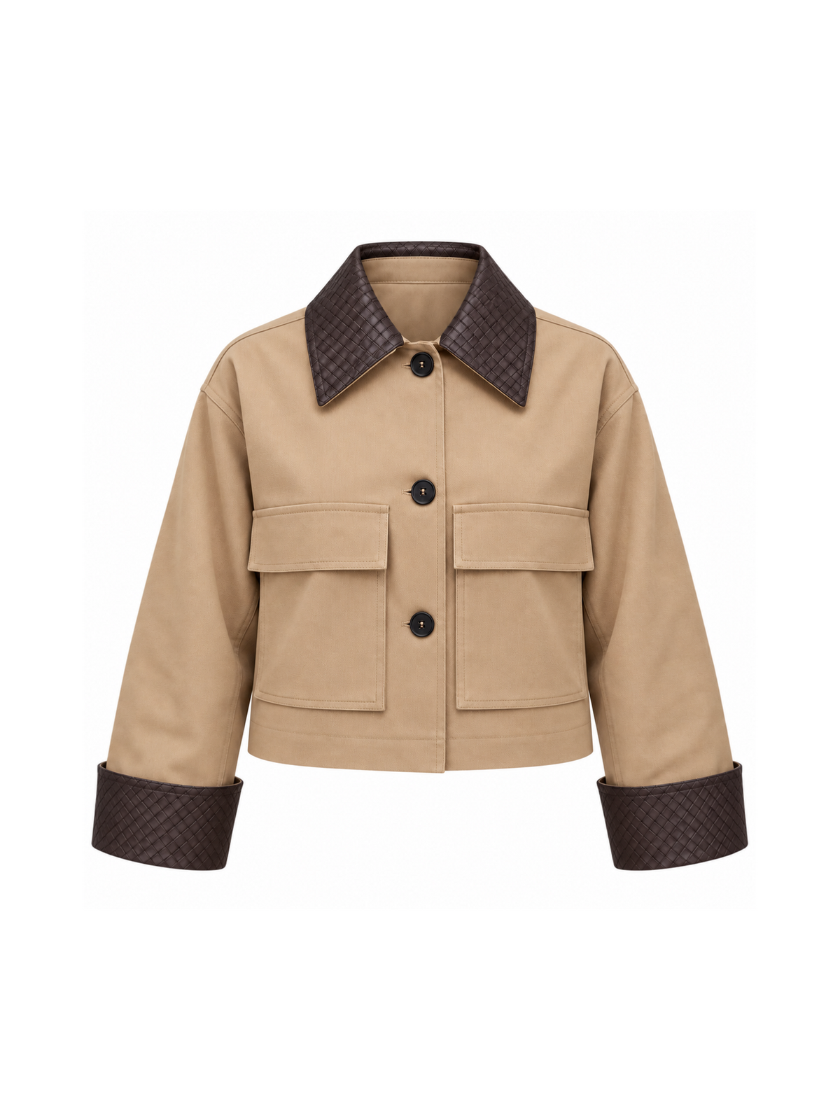 Coat Beige Brown