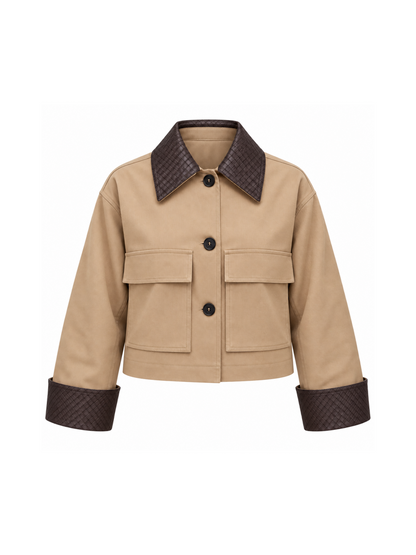 Coat Beige Brown