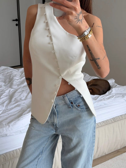 Asymmetrical Vest