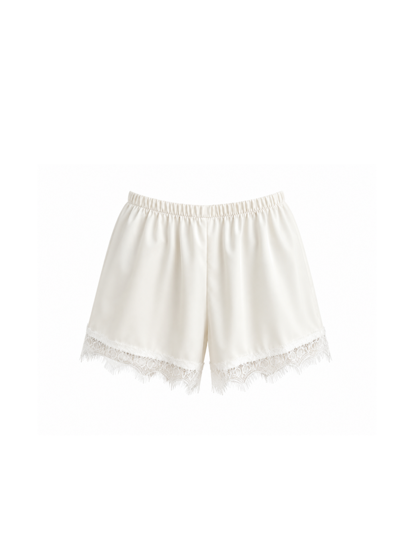 Shorts satén Boho CREAMY