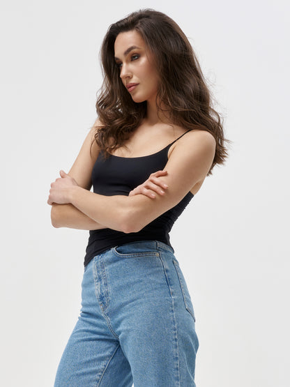 Skinny top BLACK