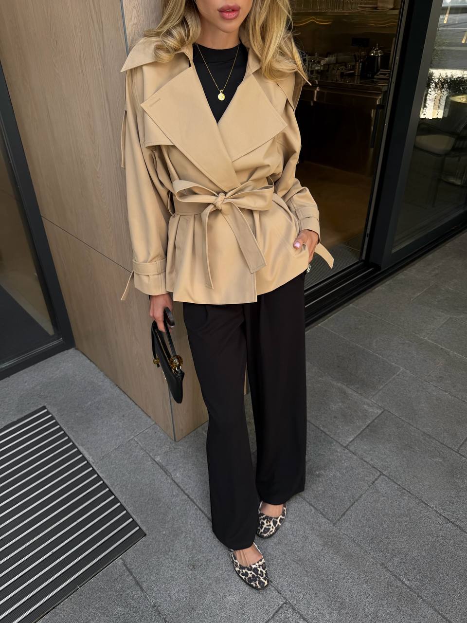 Trench coat BEIGE