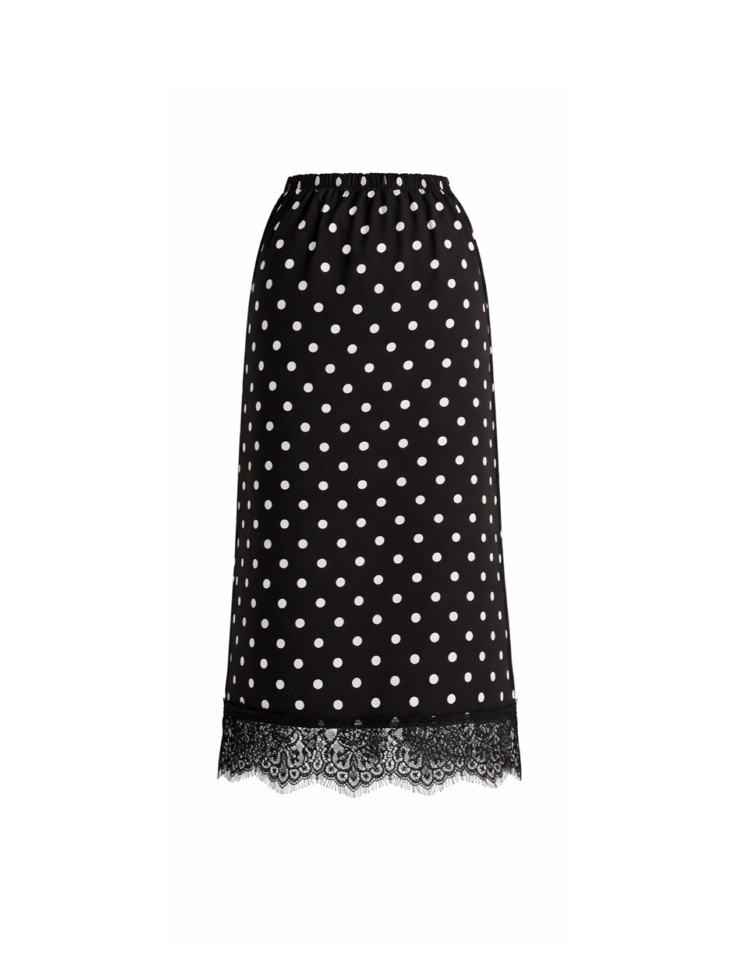 Skirt Polka dot Black