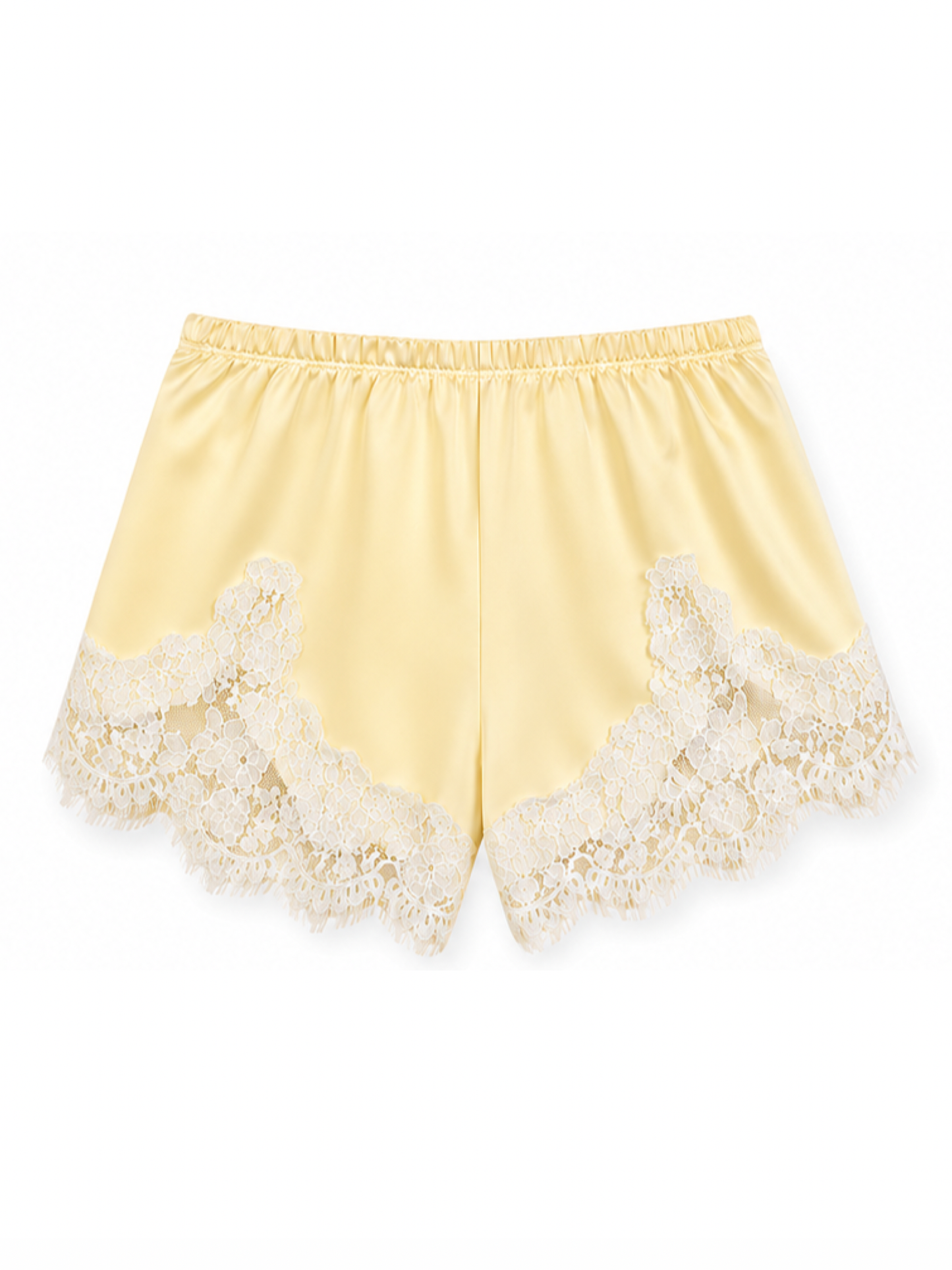 Shorts satén Lace YELLOW