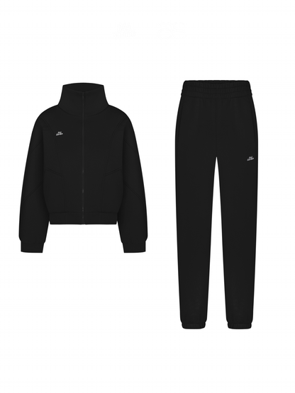 044 Garden Warm tracksuit BLACK