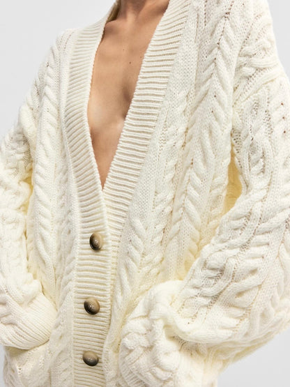 Cardigan oversized Knitted MILKY