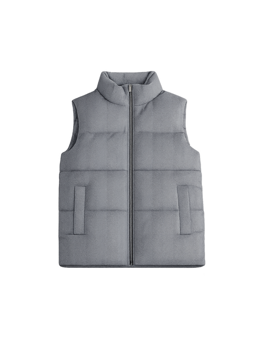 Knitted vest GREY