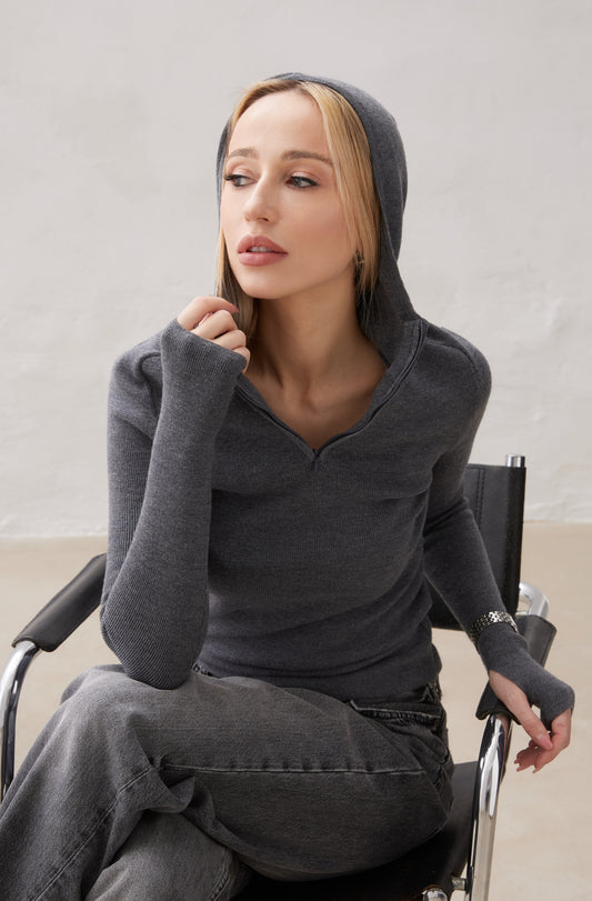 Wool Hood long sleeve