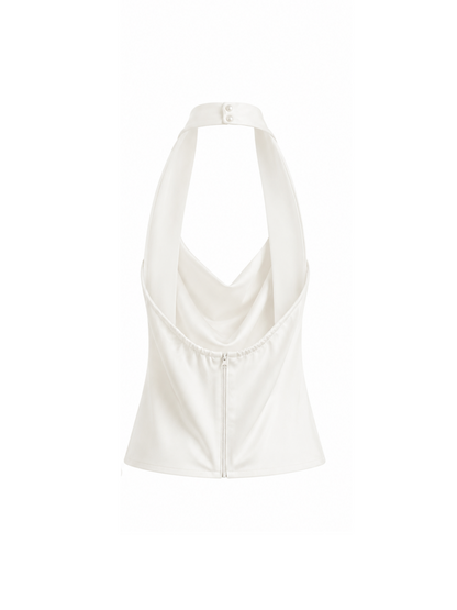 Neck Top WHITE