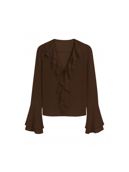 Blouse Boho CHOCOLATE