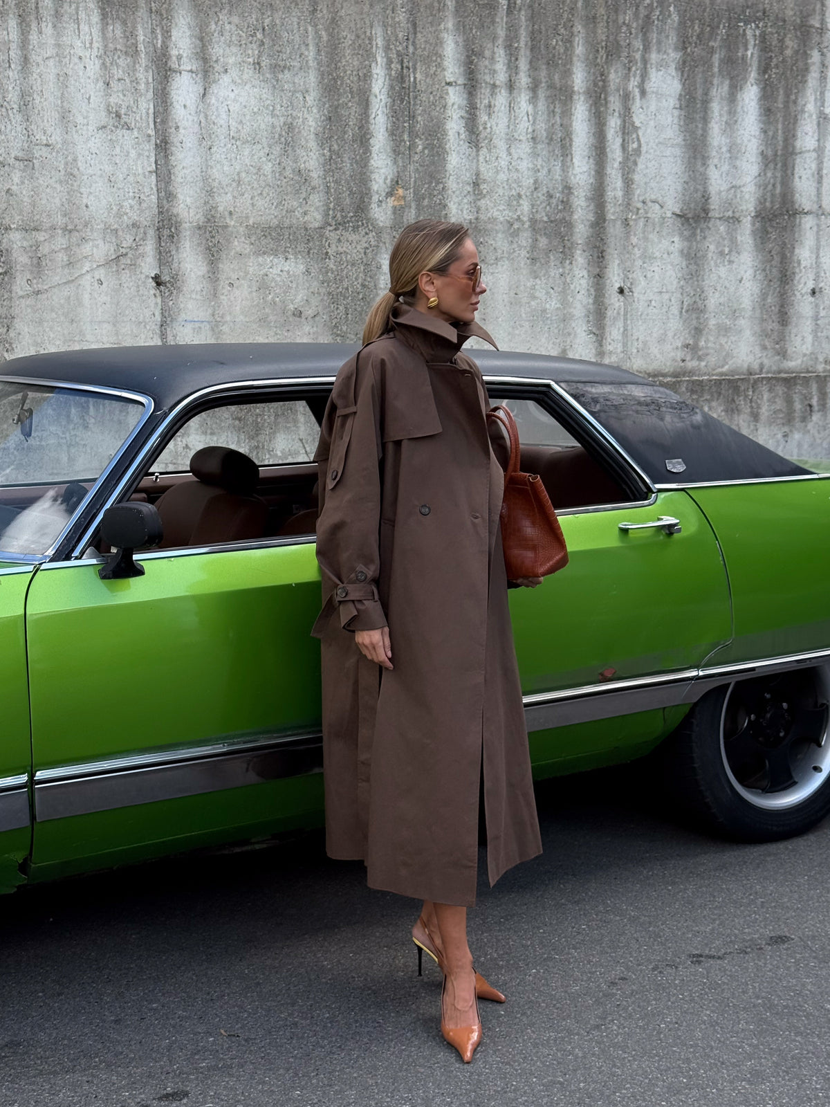Trech Coat Maxi
