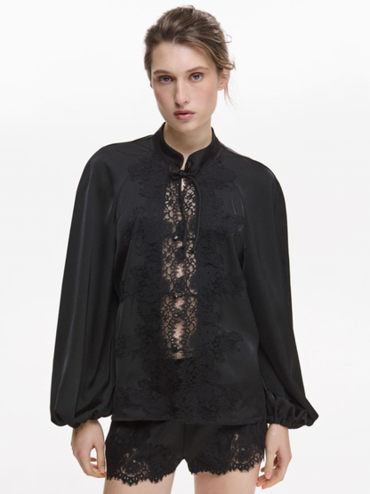 Shirt Lace BLACK