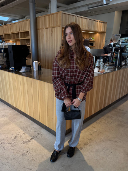 Oversized Shirt asiise BURGUNDY