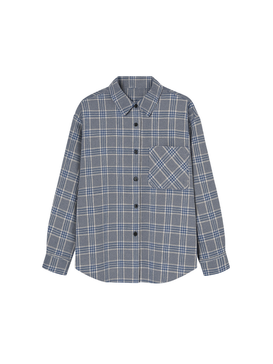 Plaid shirt NAVY