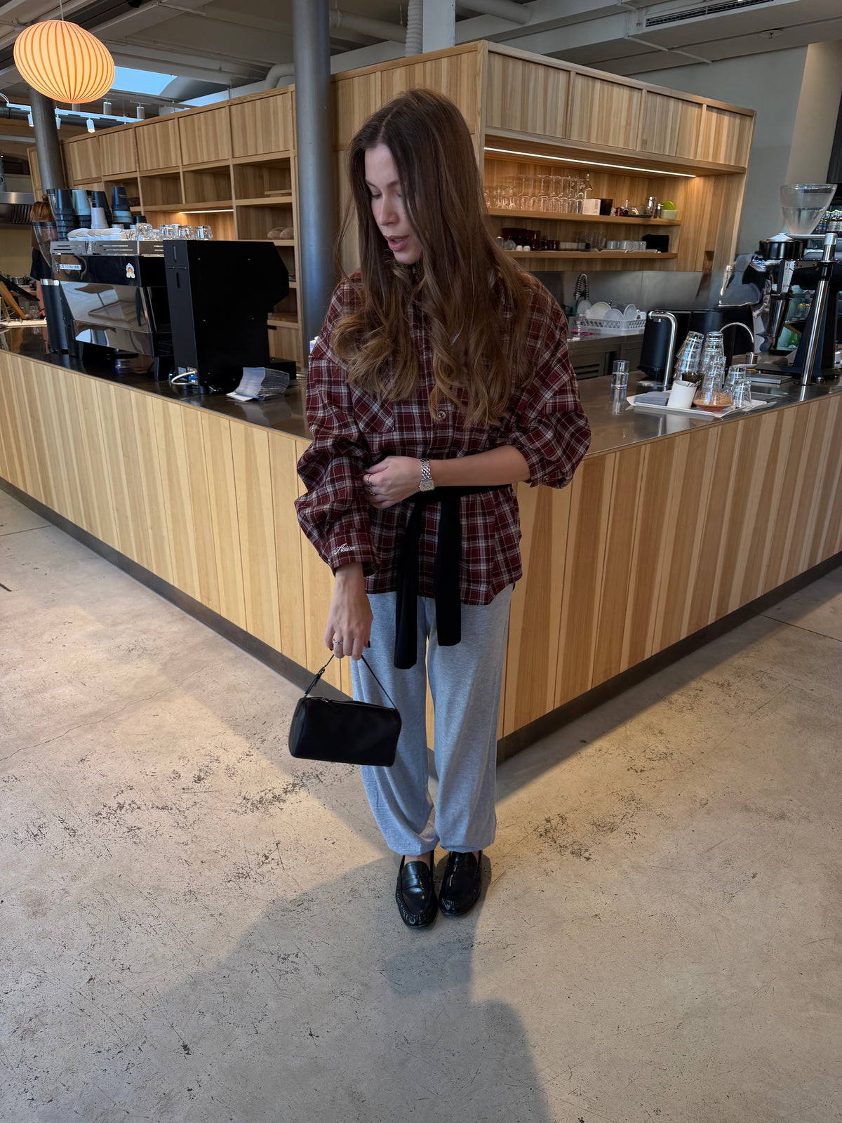 Oversized Shirt asiise BURGUNDY