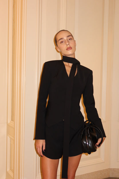 Jacket Office Chic WHITE/BLACK