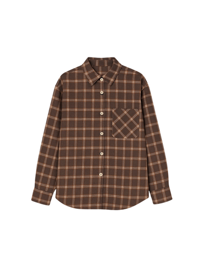 Plaid shirt BROWN FALL