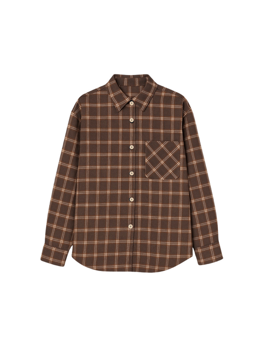 Plaid shirt BROWN FALL