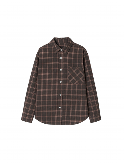 Plaid shirt BROWN FALL