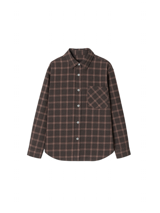 Plaid shirt BROWN FALL