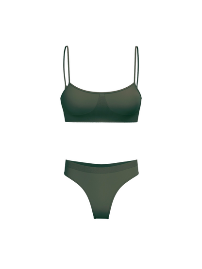 Green underwear SET