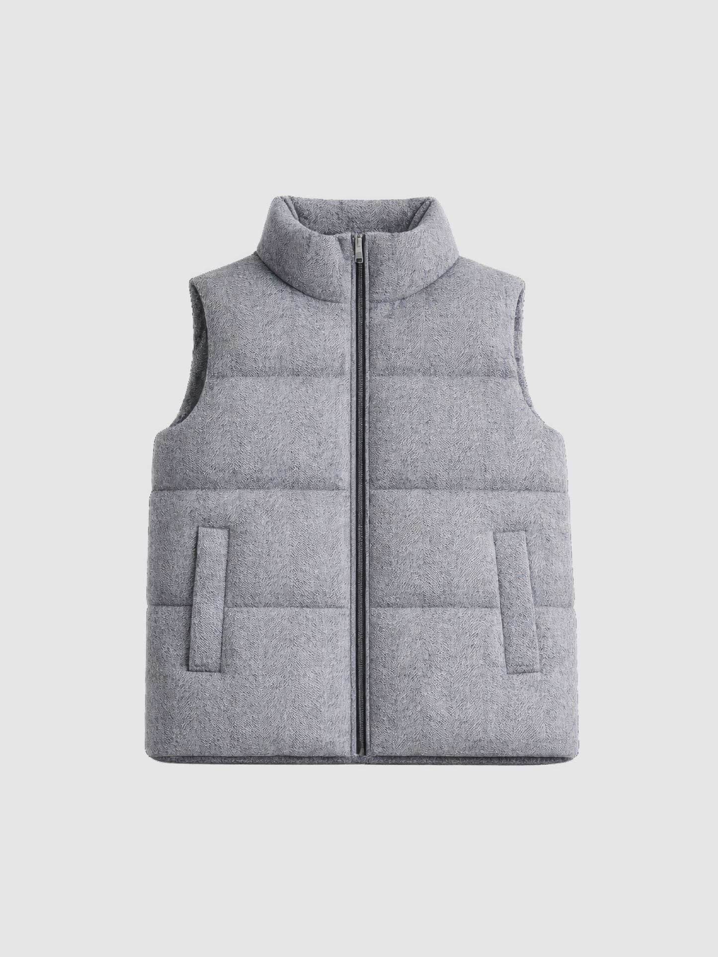 Vest knitted GREY