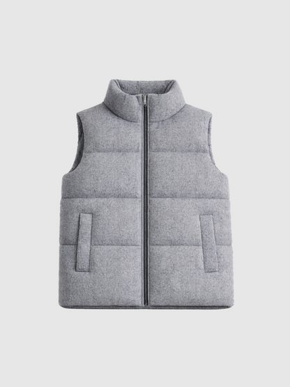 Vest knitted GREY