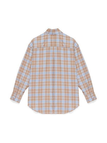 Plaid shirt CAMEL