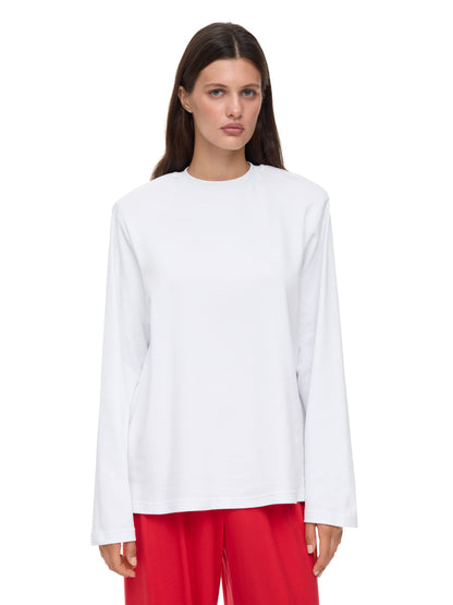 Shoulders Long Sleeve WHITE